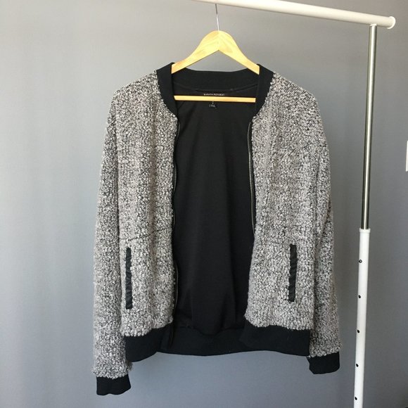 Banana Republic Wool Blend Bomber Style Jacket - Picture 6 of 6